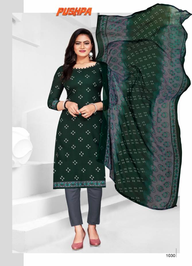 Amit Pushpa 2 Synthethic Casual Daily Wear Cotton Printed Dress Material